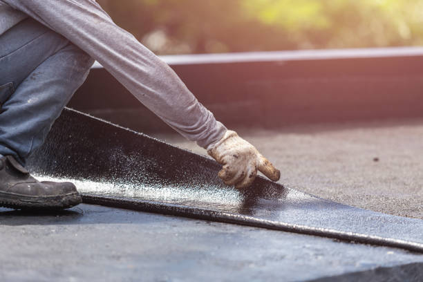 Professional Crawl Space Encapsulation technician working in Oakhurst, NJ
